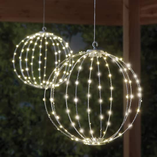 12&#x22; Warm White LED Hanging Sphere by Ashland&#xAE;